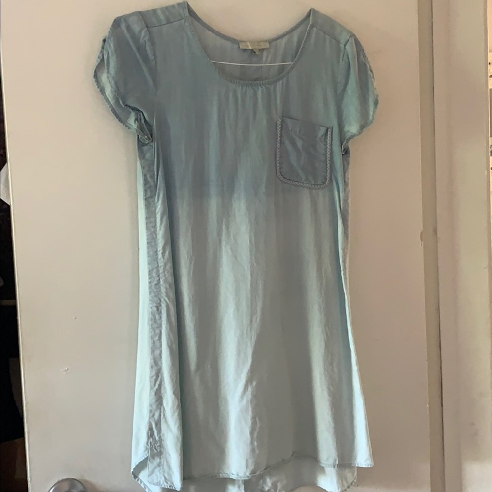 Soft Denim ombré dress